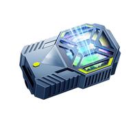 DEKKRYNFV Semiconductor Heat Sink 2 Gear Adjustable Cooling Fan With Back Clip Temperature Display Cooling Heatsink Portable Phone Fan