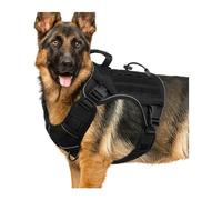 DEKKRYNFV Shock-Absorbing Anti-Pull Pet Vest Harness Tear-Resistant Nylon & Reflective Straps For Small To Large Dogs Hiking Running Dog Harness For Various Breeds