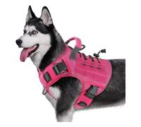 DEKKRYNFV Shock-Absorbing Anti-Pull Pet Vest Harness Tear-Resistant Nylon & Reflective Straps For Small To Large Dogs Hiking Running Dog Harness For Various Breeds