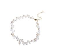 DEKKRYNFV Simple Natural Pearls Beaded Jewelry Adjustable Length Necklace Daily Wear Accessories For Women And Girls Elegant Pearls Necklace