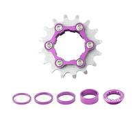 DEKKRYNFV Single Speed Cassettes With Spacer And Locking Rings 16T 18T Single Speed Cogs Conversion Kits For Multiple Speed Bikes
