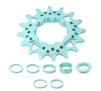 DEKKRYNFV Single Speed Cassettes With Spacer And Locking Rings 16T 18T Single Speed Cogs Conversion Kits For Multiple Speed Bikes