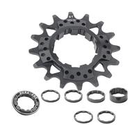 DEKKRYNFV Single Speed Cassettes With Spacer And Locking Rings 16T 18T Single Speed Cogs Conversion Kits For Multiple Speed Bikes