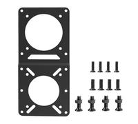 DEKKRYNFV Small PC Host Monitor Hanging Bracket Holder Rack Mounting Mount Extender Adjustable Computer Mounting Bracket Desk Mount Adapter