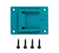 DEKKRYNFV Space Saving Wall Mounted Power Tool Rack Holds Cordless Drills Impacts Driver Secure For Garage Workshop Drill Organizers Wall Mounted Tool Storage Rack