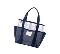 DEKKRYNFV Stylish Beach Bag Polyester Handbag Hollow Out Design Large Capacity Mesh Wash Bags for Picnics and Outdoor Adventures Picnics and Shopping Bag