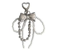 DEKKRYNFV Trendy Beaded Butterfly Key Holder Sturdy Metal Keychain Portable Accessory for Stylish Outfits Casual Wear Individuals