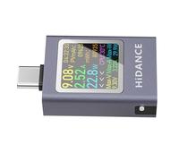 DEKKRYNFV Type-C Interfaces Large Screen Detector Multifunction Tester Voltages Current Capacity Test Meter Type-C Tester Fit Multiple Protocols