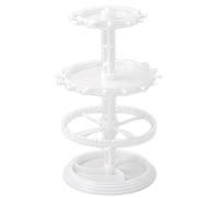 DEKKRYNFV Unique Jewelry Holder Creative Rotating Necklaces Rack Jewelry Display Shelf Jewellery Exhibition Rack for Women Space Saving Earring Rack