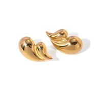 DEKKRYNFV Unique Water Drop Earrings Earrings Fashion Earrings Geometric Studs Earrings Suitable for Various Occasion Ear Jewelry
