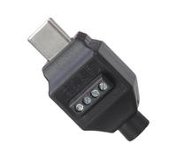 DEKKRYNFV USB 3.1 Type C Male Connector 5Pin/4Pin Type Adapter Solderless Head Feature Black Housing For Data Cable Repair