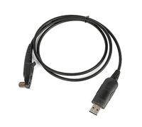 DEKKRYNFV USB Programming Cable Black For GP388 GP344 GP328plus GP338plus Ham Two Way Radio Writing Cord Accessories