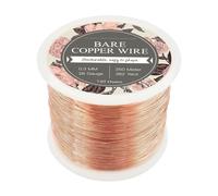 DEKKRYNFV Versatile 0.3/0.8/1.0/1.3mm Beading Wire Artistic Coppers Wire Coppers Wire for Beading and Wire Wrapped Pendants Artistic Craft Wire