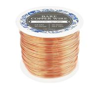 DEKKRYNFV Versatile 0.3/0.8/1.0/1.3mm Beading Wire Artistic Coppers Wire Coppers Wire for Beading and Wire Wrapped Pendants Artistic Craft Wire