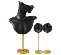 DEKKRYNFV Versatile Jewelry Display Stand Sturdy Resin Home Accessory Decoration for Necklaces Pendants Earrings Daily Use Trade Show Jewelry Display