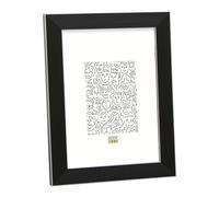 Deknudt Black photo frame with edge in silver 30x30 S41VK2