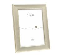 Deknudt Frames - classic photo frame for 13 x 18 cm photo - silver - for photos, posters or posters - S244D1 - to stand or hang