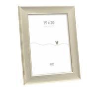 Deknudt Frames - classic photo frame for 15 x 20 cm photo - silver colour - for photos, posters or posters - S244D1 - to stand or hang