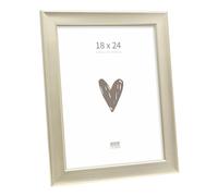 Deknudt Frames - classic photo frame for 18 x 24 cm photo - silver - for photos, posters or posters - S244D1 - to stand or hang