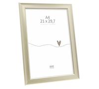 Deknudt Frames - classic photo frame for 21 x 29.7 cm photo - silver colour - for photos, posters or posters - S244D1 - to stand or hang