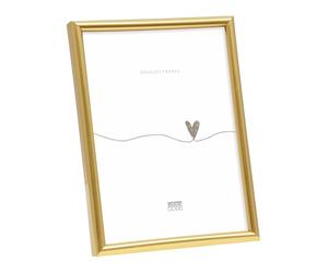 DEKNUDT Frames S011A4-20.0X30.0 Gold Resin Photo Frame 31.1 x 21.3 x 1.75 cm