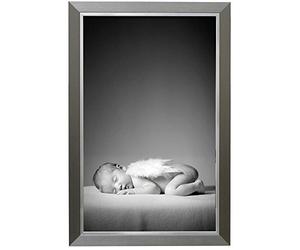Deknudt Frames S41ND1-10.0X15.0 Silver-Plated Resin Photo Frame 20 X 30 cm silver