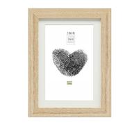 Deknudt Frames S66KH1-P1-13.0X18.0 Basic Picture Frame with Photo Mount Wood/MDF 21 x 15.9 x 1.5 cm Oak