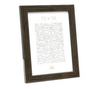 Deknudt Narrow frame in grey-brown root wood color 13x18