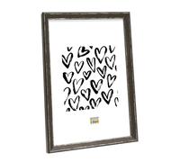 Deknudt Photo frame in black with silver piping 13x18 S46DF2