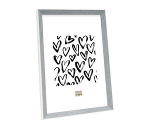 Deknudt Photo frame in grey-blue with white border 13x18 S46CH7