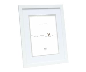 Deknudt Photo frame in white with passe-partout 15x20 S43AK1