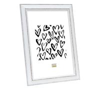 Deknudt Photo frame white with brown accent 20x30 S221H3