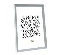 Deknudt S46CH7_10.0x20.0 Photo Frame, Resin, WeissGrauGrey, 10 x 20 cm