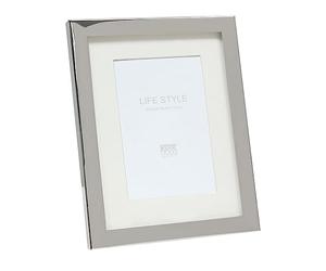 Deknudt S57MC1P1_13.0x18.0 Metal Photo Frame with Mount Shiny Silver 18