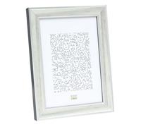 Deknudt Silver-colored wooden photo frame with dark gray shades 18x24 S40YOUR2