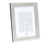 Deknudt Silver wooden photo frame with dark brown crackle finish 18x24 S40YOUR9
