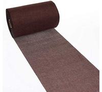 DEKO AS Odourless Polyester Linen Look Table Runner Chocolate 20 cm x 5 m