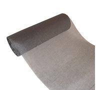 Deko As Shabby Chic table runner in linen look, polyester, odourless, 30 cm x 15 m, black