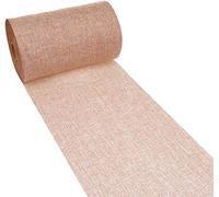 Deko As Shabby Chic table runner in linen look, polyester, odourless, copper, 20 cm x 5 m, 5