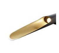 Deko-Light Apodis LED wall light, black/gold, height 80 cm, metal, dimmable