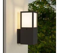 Deko-Light Facado 2 Square outdoor wall light, aluminium, dark grey, E27