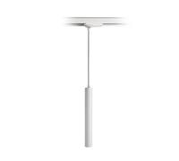 Deko-Light LED pendant Slim single-circuit track, white, aluminium, 5W, 2,700 K