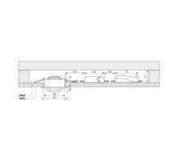 Deko-Light LED recessed ceiling light Dione, IP44, 4,000 K, black, dimmable