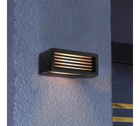 Deko-Light Rilongo outdoor wall lamp, dimmable, up/down, aluminium, dark grey