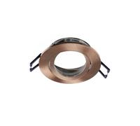 Deko-Light Samsola recessed ceiling light, copper-coloured, Ø 8 cm, metal