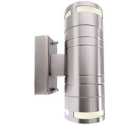Deko Light Zilly II Wall Light Stainless Steel Up & Down GU10 731010