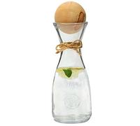 Dekobox Original Zillertaler Rocco Water Carafe 1 L Including Swiss Pine Ball XL - Pine Water with Soothing Properties