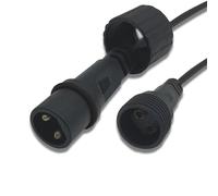Dekofun Christmas Light Extension Cable 6M/19.8FT Fairy Light Extension Cable, 2 Pin Christmas Lights Connector Waterproof Outdoor Lights Extension Lead for Xmas Tree Lights, Curtain Fairy Lights