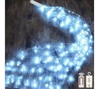 Dekofun Fairy Lights 2 m 200 LED Christmas Lighting with Battery, Timer, Remote Control, String of Lights, 8 Modes, Fairy Lights, Waterproof Fairy Lights for Christmas, Outdoor, Indoor Decoration