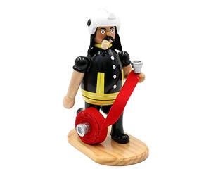 Dekohelden24 8" Fireman Incense Smoker with Hose